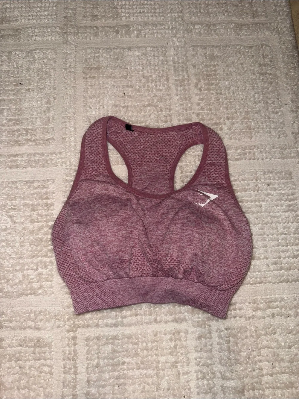 Gymshark Seamless Racerback Sports Bra - Dusty Rose